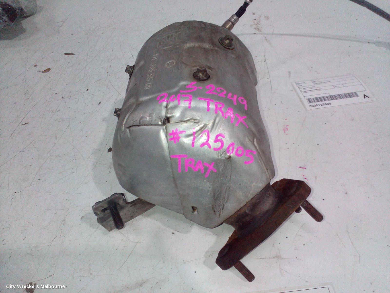 HOLDEN TRAX CATALYTIC CONVERTER, DOWNPIPE-CAT TYPE, 1.4, PETROL, TJ SERIES, 08/2014 - 12/2020