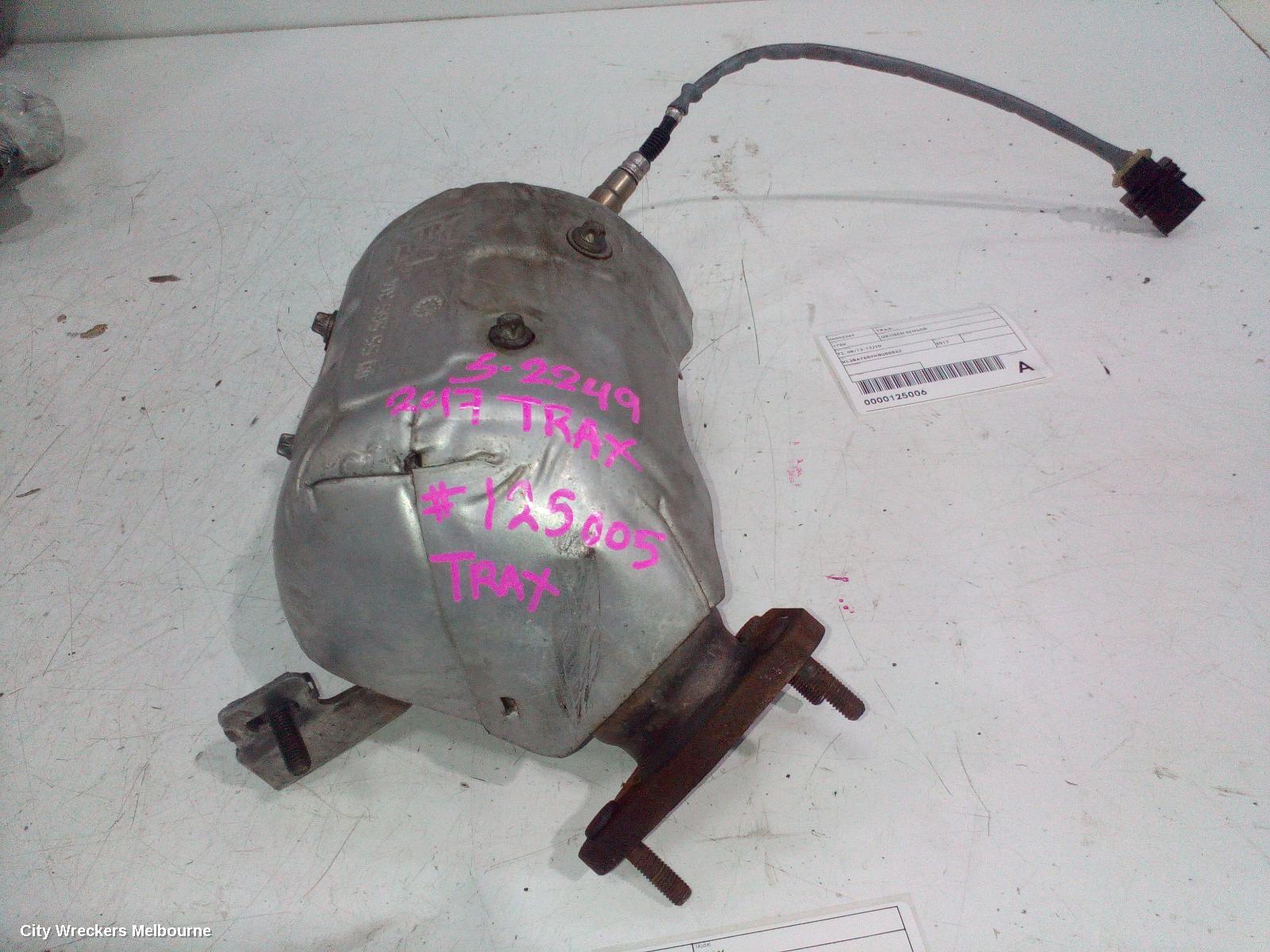 HOLDEN TRAX CATALYTIC CONVERTER, DOWNPIPE-CAT TYPE, 1.4, PETROL, TJ SERIES, 08/2014 - 12/2020