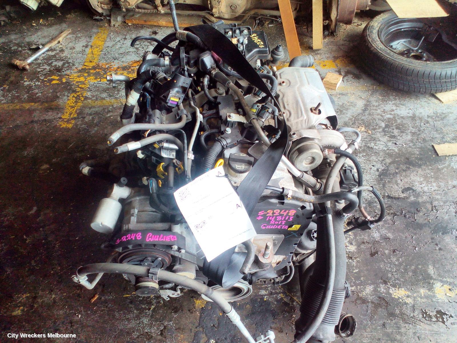 ALFA ROMEO GIULIETTA ENGINE, PETROL, 1.4, SOHC, TURBO, 940A2000, MULTIAIR, EURO 5, 940 SERIES, 06/2011 - 06/2016