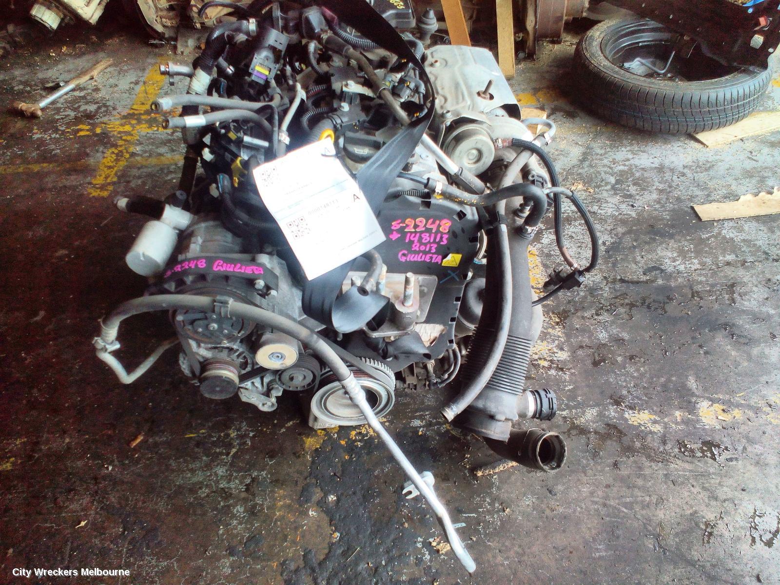 ALFA ROMEO GIULIETTA ENGINE, PETROL, 1.4, SOHC, TURBO, 940A2000, MULTIAIR, EURO 5, 940 SERIES, 06/2011 - 06/2016