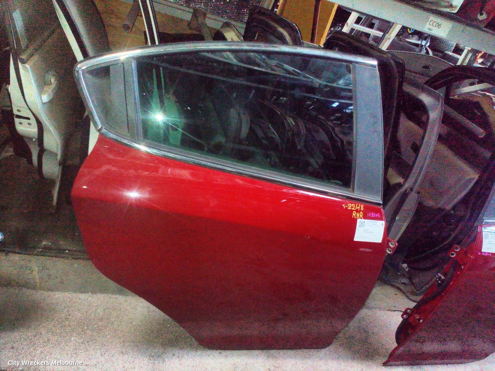 ALFA ROMEO GIULIETTA RIGHT REAR DOOR, 940 SERIES, 01/2011 - 12/2020
