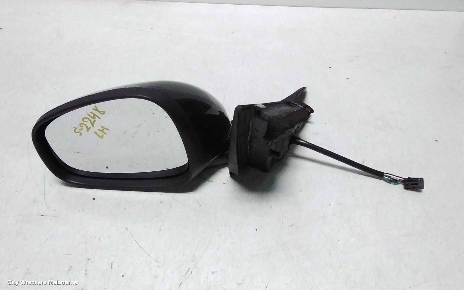 ALFA ROMEO GIULIETTA LEFT DOOR MIRROR, DARK GREY TYPE, 940 SERIES, 02/2012 - 12/2014