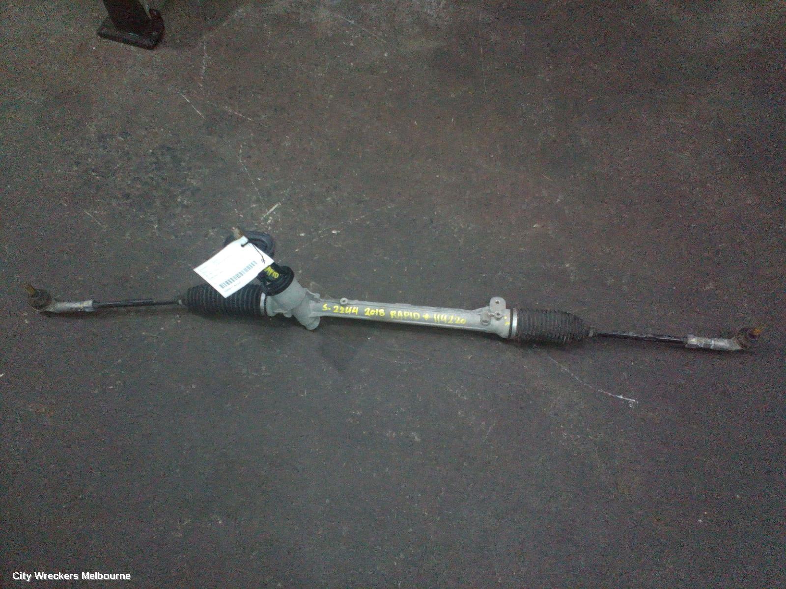 SKODA RAPID STEERING BOX/RACK, NH, 05/2014 - 12/2020