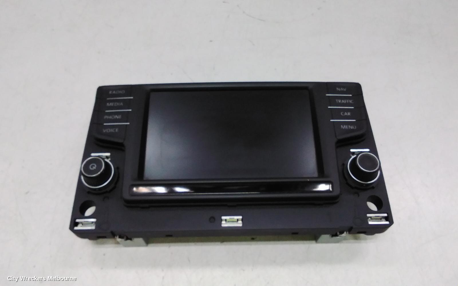 VOLKSWAGEN PASSAT RADIO/CD/DVD/SAT/TV, DISPLAY UNIT, 8IN, DISCOVER PRO AUDIO, SAT NAV TYPE, B8/MK7, 06/2015 - 10/2019