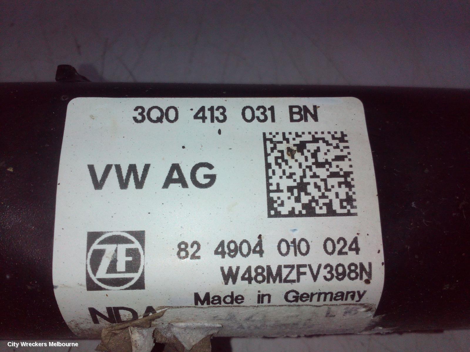 VOLKSWAGEN PASSAT LEFT FRONT STRUT, B8/MK7, ELECTRIC TYPE, 06/2015 ONWARDS
