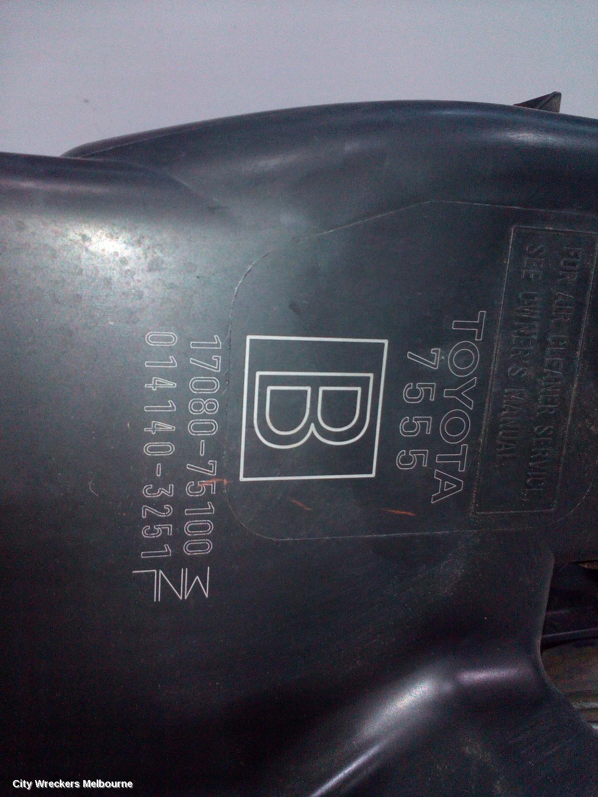 TOYOTA HIACE AIR CLEANER/BOX, AIR CLEANER, TRH, 2.7, 2TR-FE, PETROL, ROUND BOX, LPG CONVERSION TYPE, 03/2005 - 01/2015