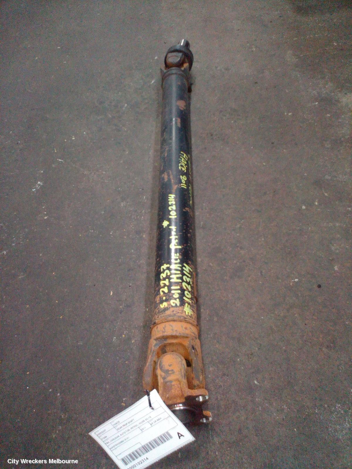 TOYOTA HIACE REAR DRIVE SHAFT, TRH, LWB/SWB, AUTO T/M, PETROL, 03/2005 - 02/2015