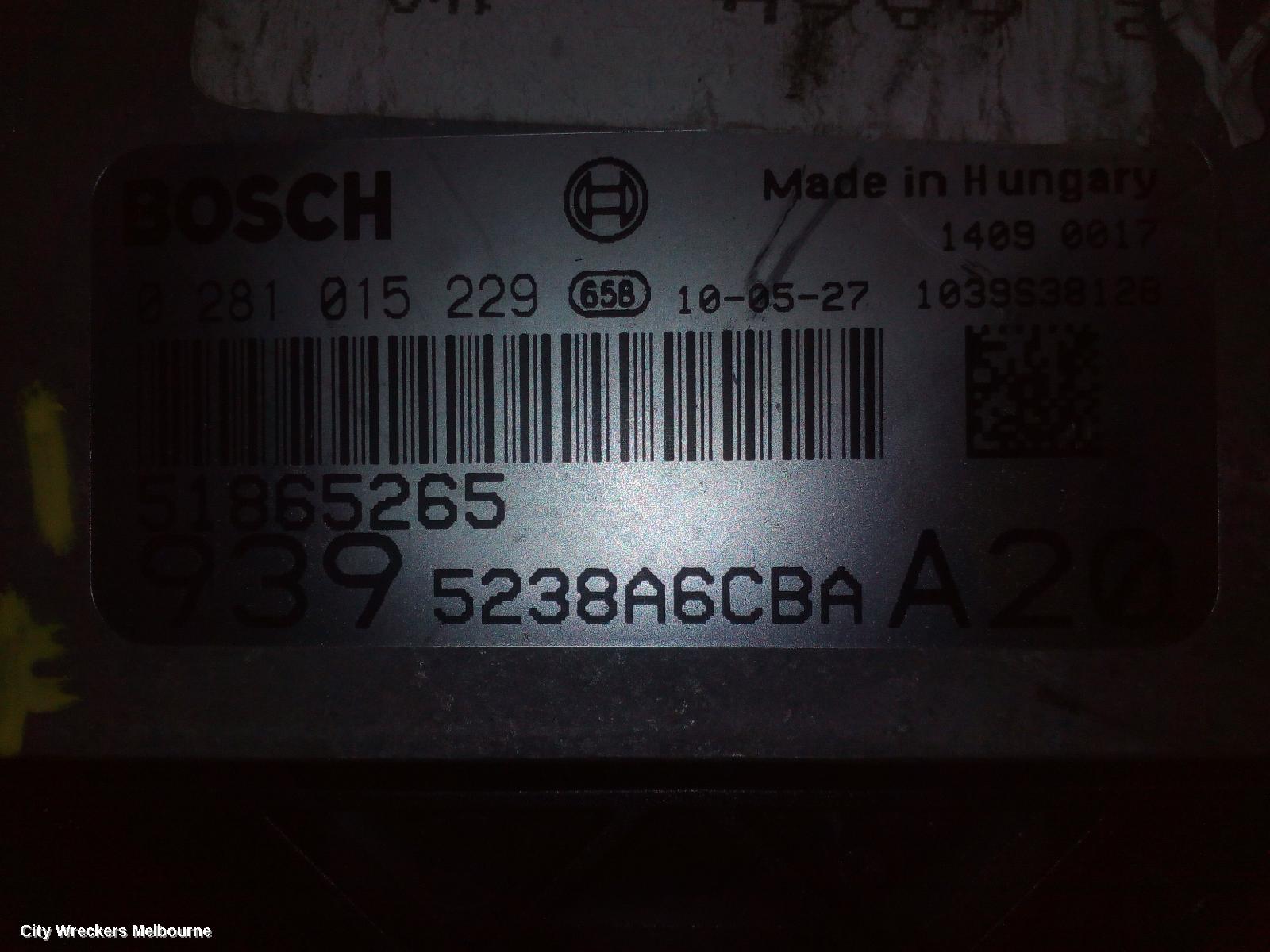 ALFA ROMEO 159 ECU, ENGINE ECU, 2.4 DIESEL, ECU ONLY,  06/2006 - 01/2012
