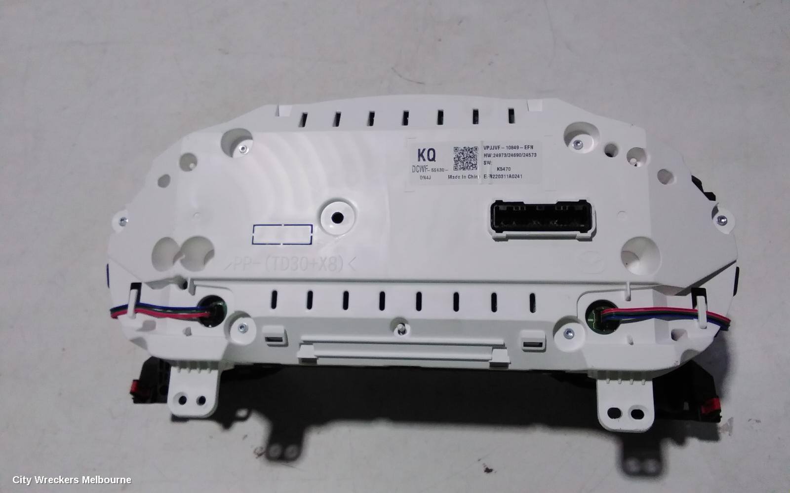 MAZDA MX30 INSTRUMENT CLUSTER, INSTRUMENT CLUSTER, DR, PETROL TYPE, 11/2020 ONWARDS