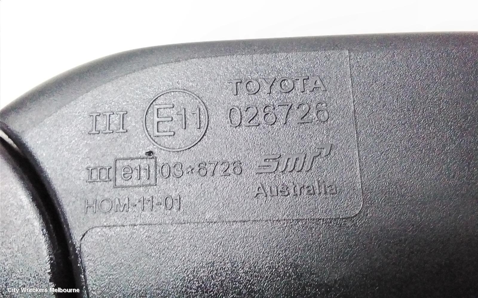 TOYOTA CAMRY RIGHT DOOR MIRROR, ASV50/AVV50, ATARA SL/HYBRID, W/ AUTO DIPPING TYPE, 04/2015 - 10/2017