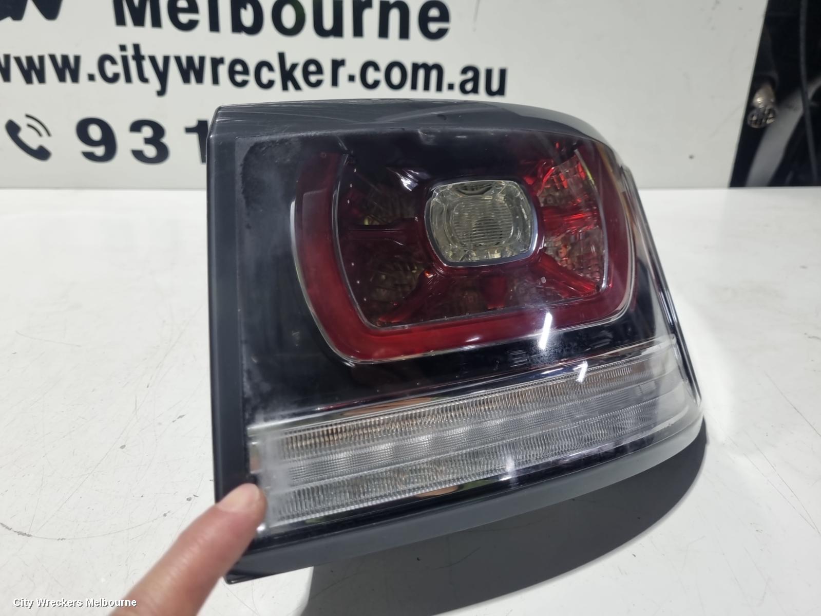 LAND ROVER RANGEROVER SPORT RIGHT TAILLIGHT, L494, CHROME AROUND SIDE MARKER, 06/2013 - 10/2017