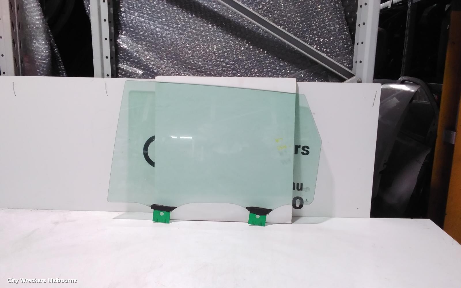 AUDI Q7 LEFT REAR DOOR WINDOW, 4M, 07/2015 ONWARDS
