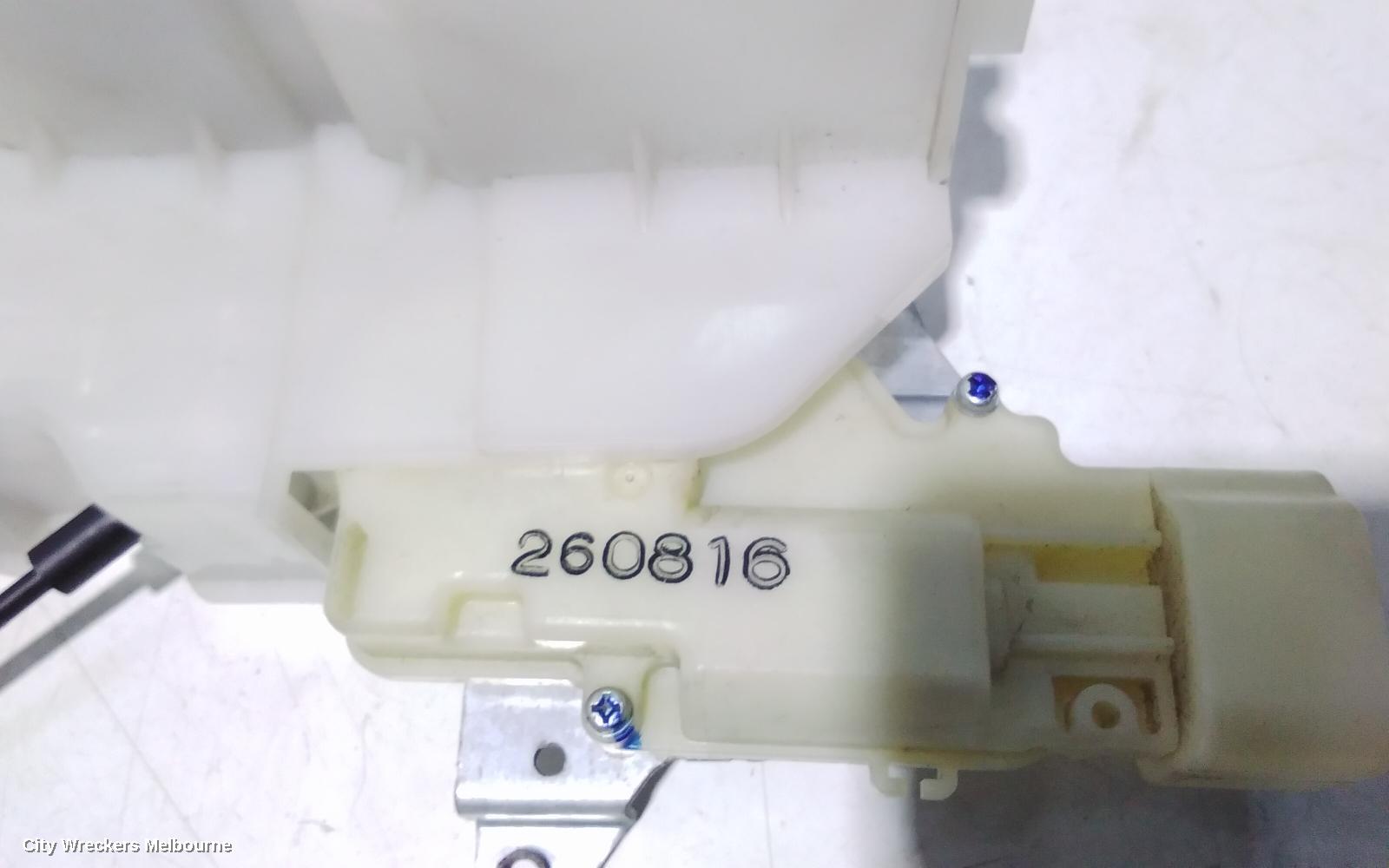 HOLDEN COLORADO DOOR/BOOT/GATE LOCK, LEFT FRONT DOOR LOCK, RG, 01/2012 - 12/2020