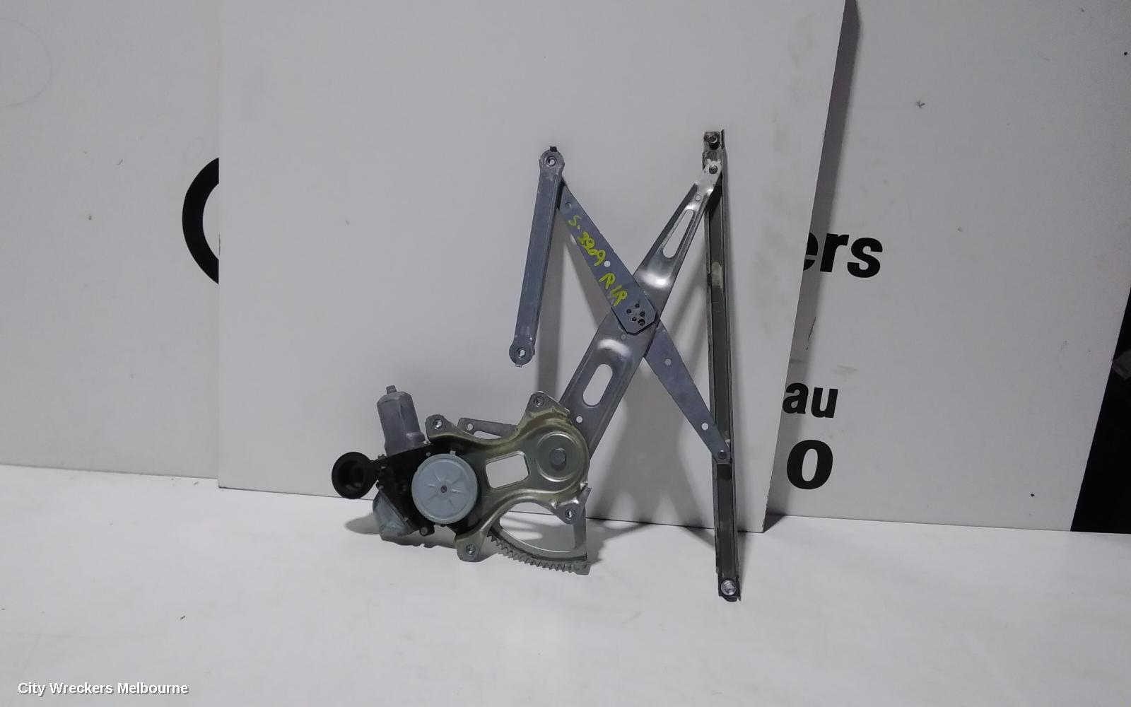 TOYOTA PRIUS RIGHT REAR WND REG/MOTOR, ZVW30R, POWER, 07/2009 - 12/2015