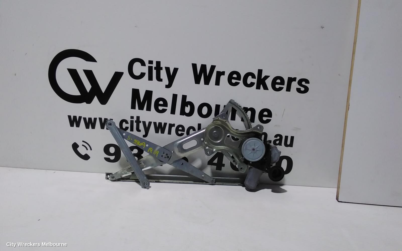 TOYOTA PRIUS RIGHT REAR WND REG/MOTOR, ZVW30R, POWER, 07/2009 - 12/2015