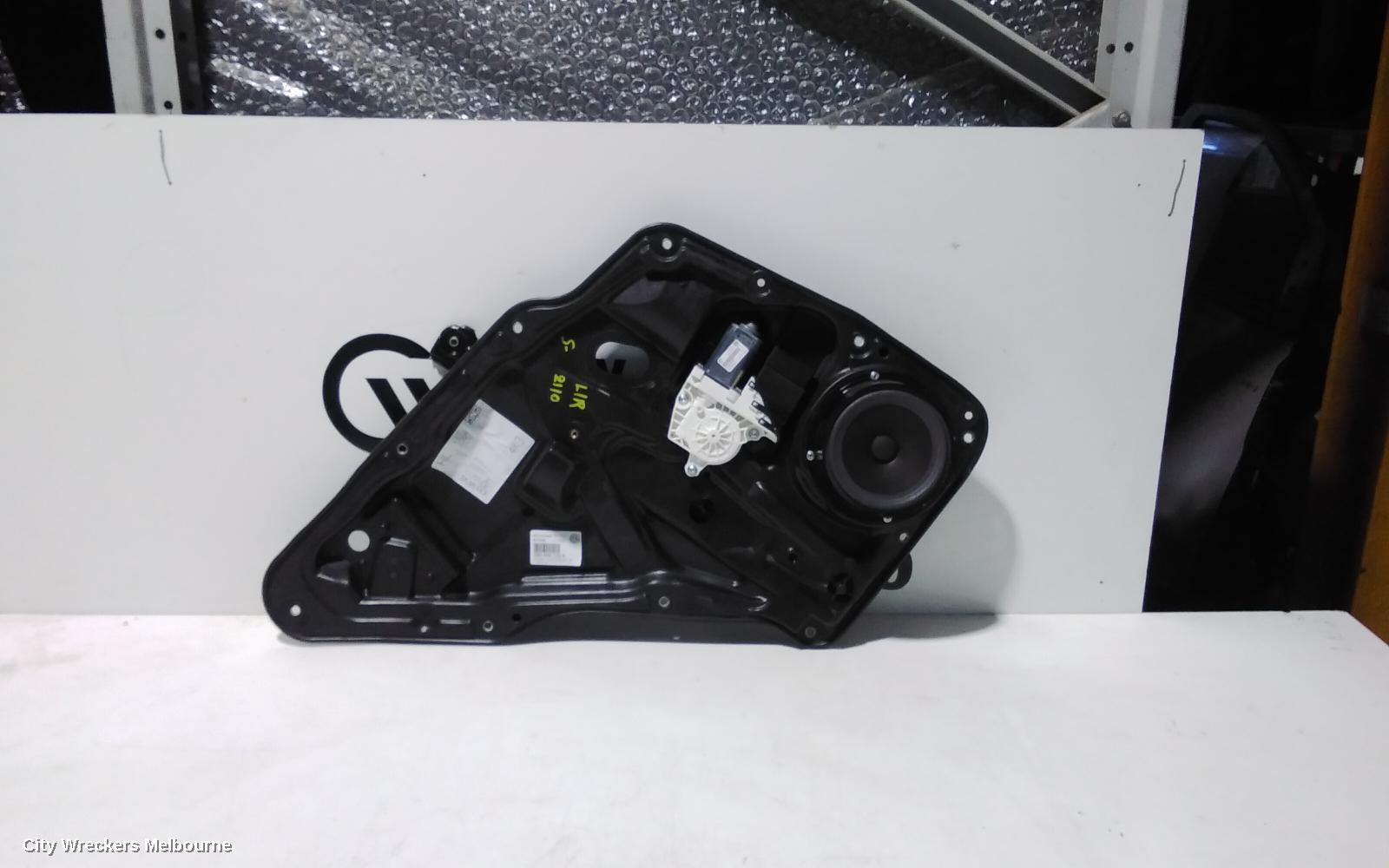 VOLKSWAGEN TIGUAN LEFT REAR WND REG/MOTOR, 5N, POWER, 05/2008 ONWARDS