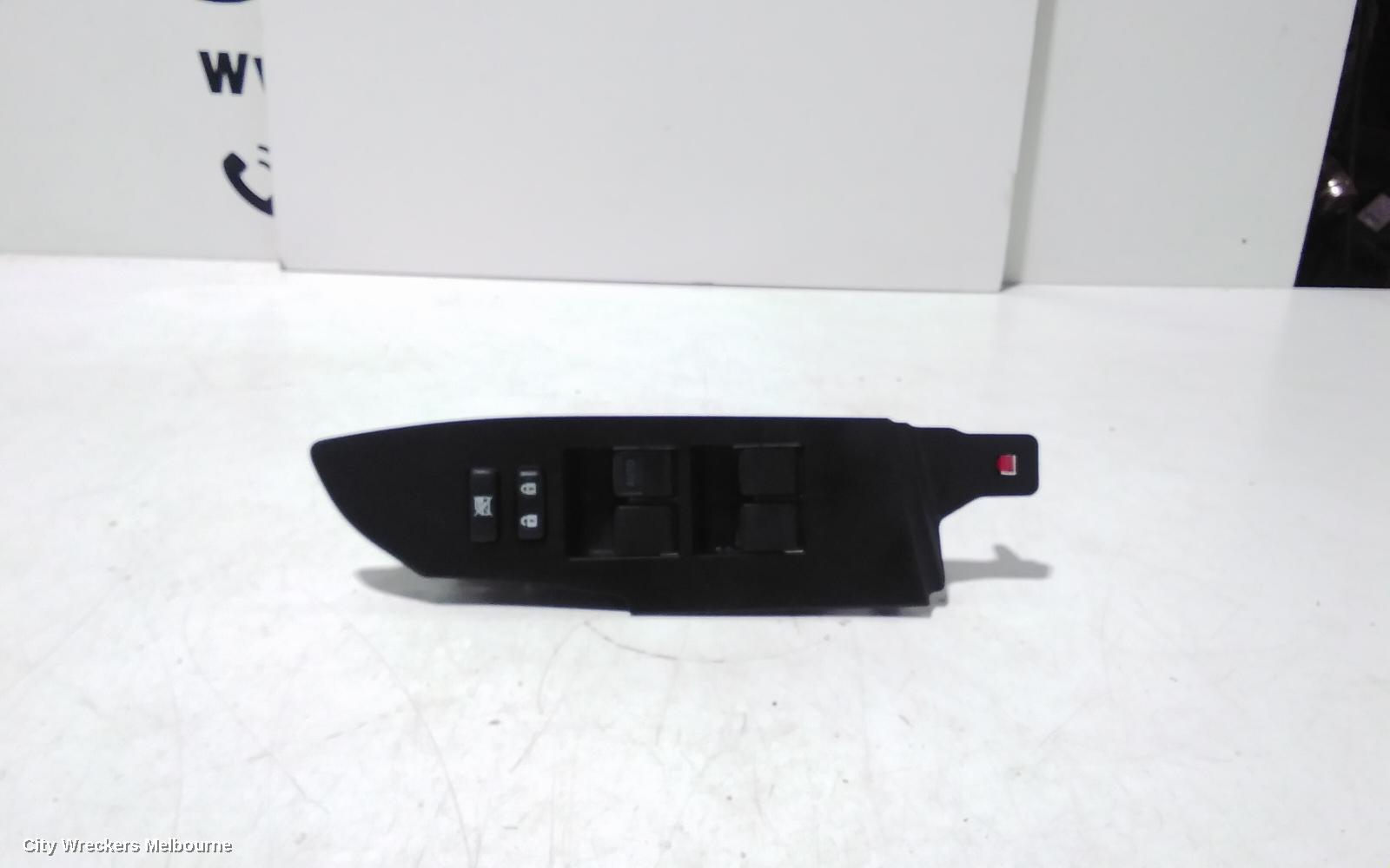TOYOTA COROLLA PWR DR WIND SWITCH, RH FRONT (MASTER SWITCH), ZRE172R, SEDAN, 12/2013 - 06/2019