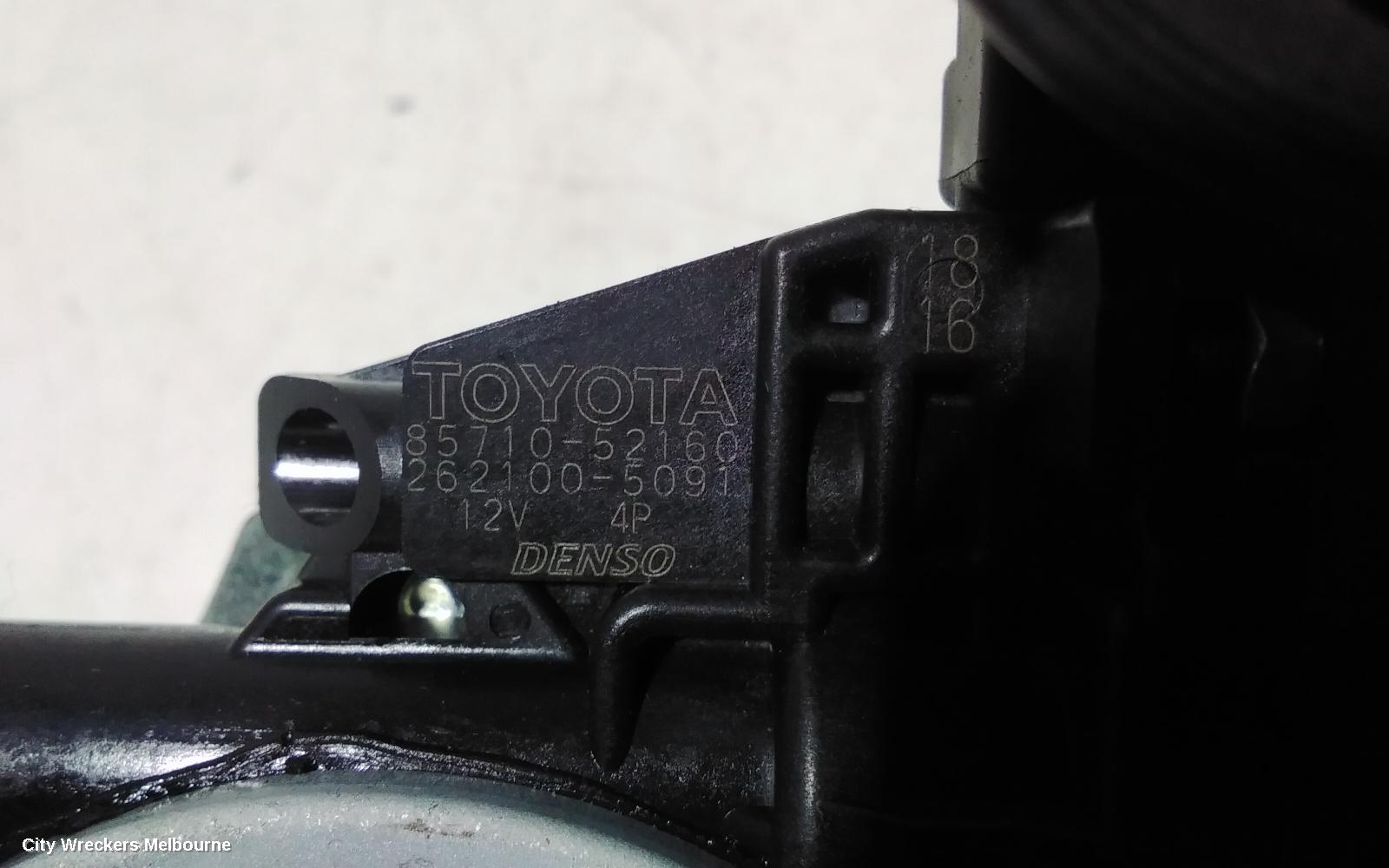 TOYOTA PRIUS LEFT REAR WND REG/MOTOR, NHP10R, PRIUS C, 12/2011 - 03/2020
