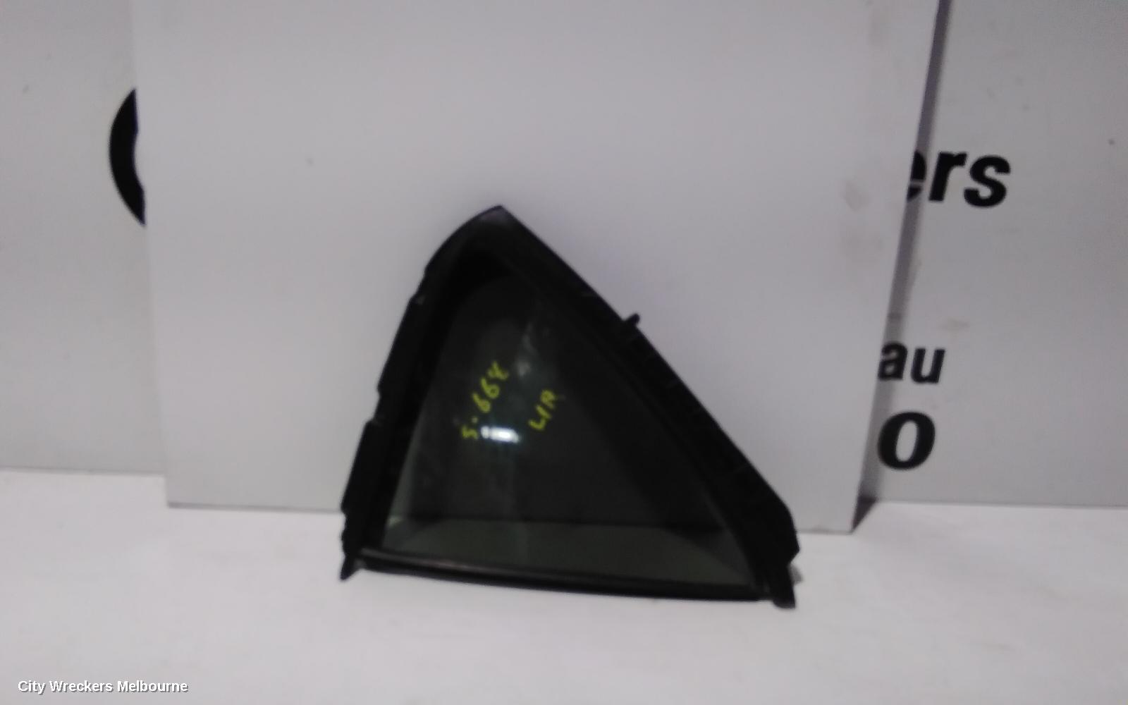 TOYOTA PRIUS LEFT REAR 1/4 DOOR GLASS, NHP10, PRIUS C, 12/2011 - 03/2020