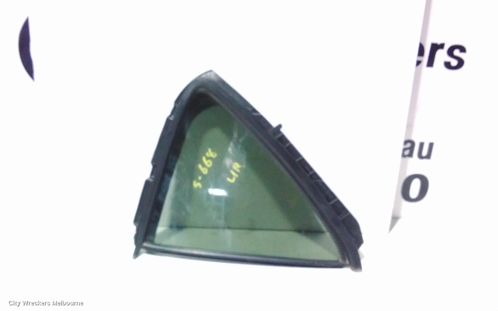 TOYOTA PRIUS LEFT REAR 1/4 DOOR GLASS, NHP10, PRIUS C, 12/2011 - 03/2020