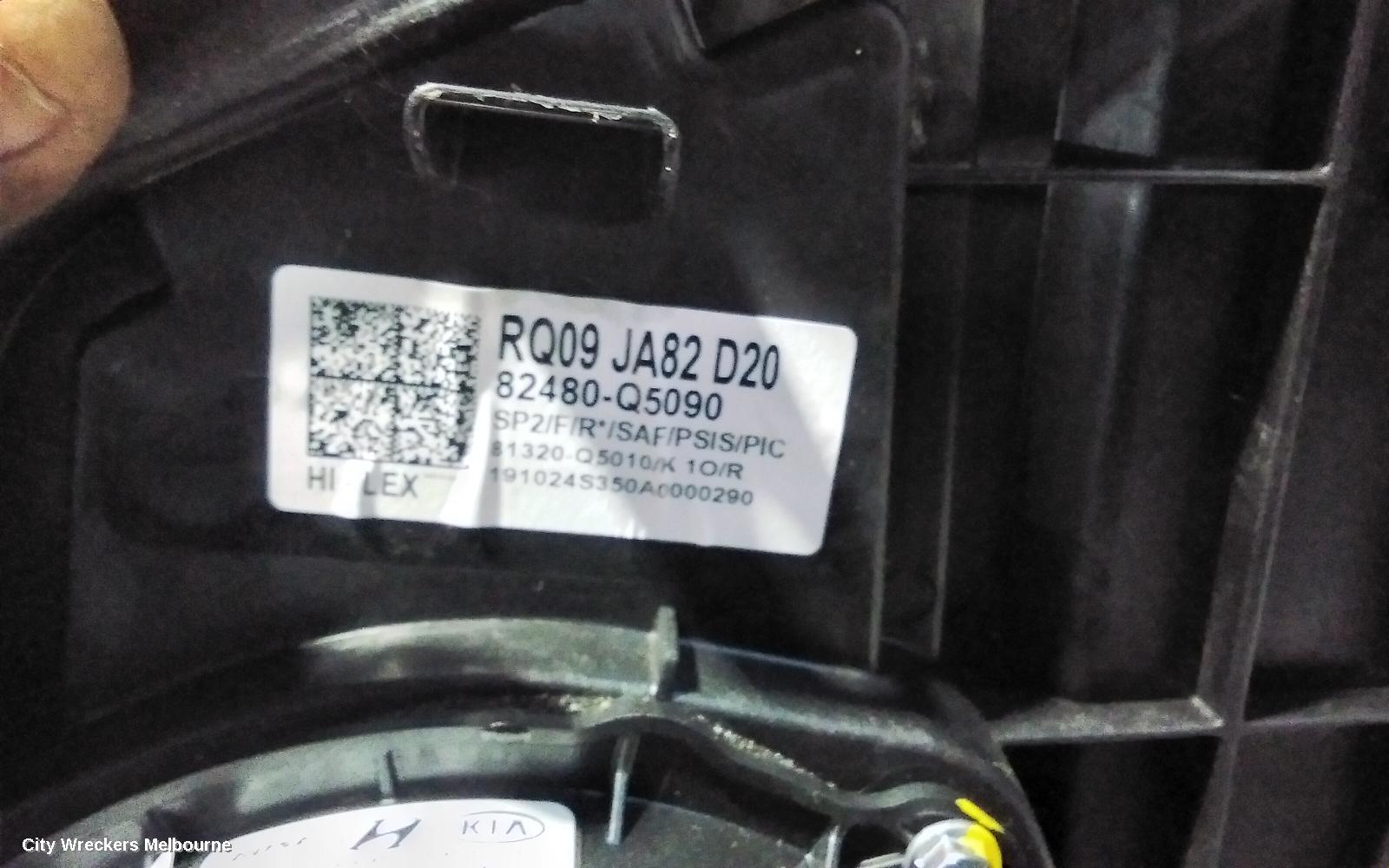 KIA SELTOS RIGHT FRONT WINDOW REG/MOTOR, SP2, 07/2019 ONWARDS