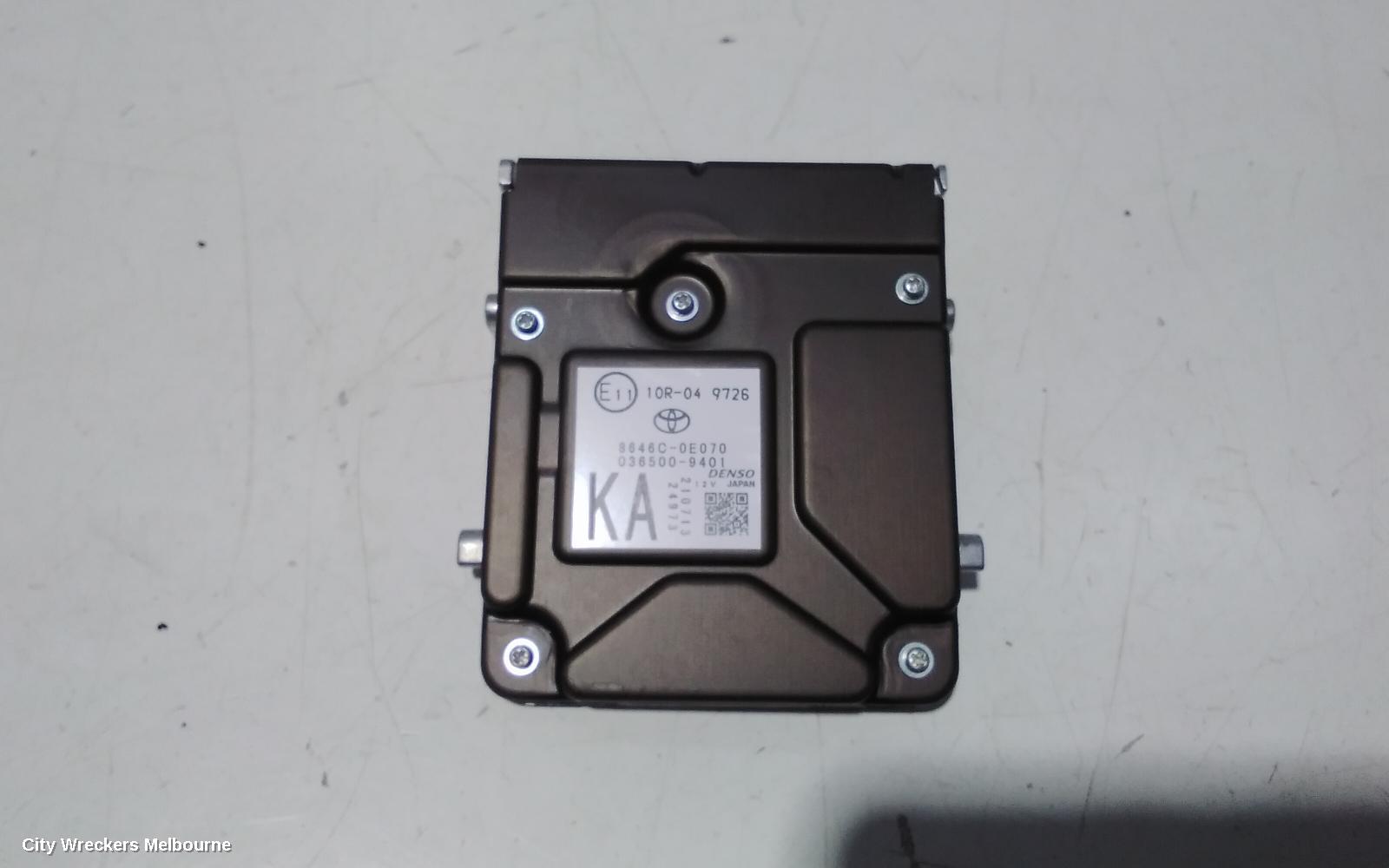 TOYOTA KLUGER, XU70 SERIES, 03/2021 ONWARDS, LANE DEPARTURE SYSTEM CAMERA PART NUMBER: 8646C0E070: 102422