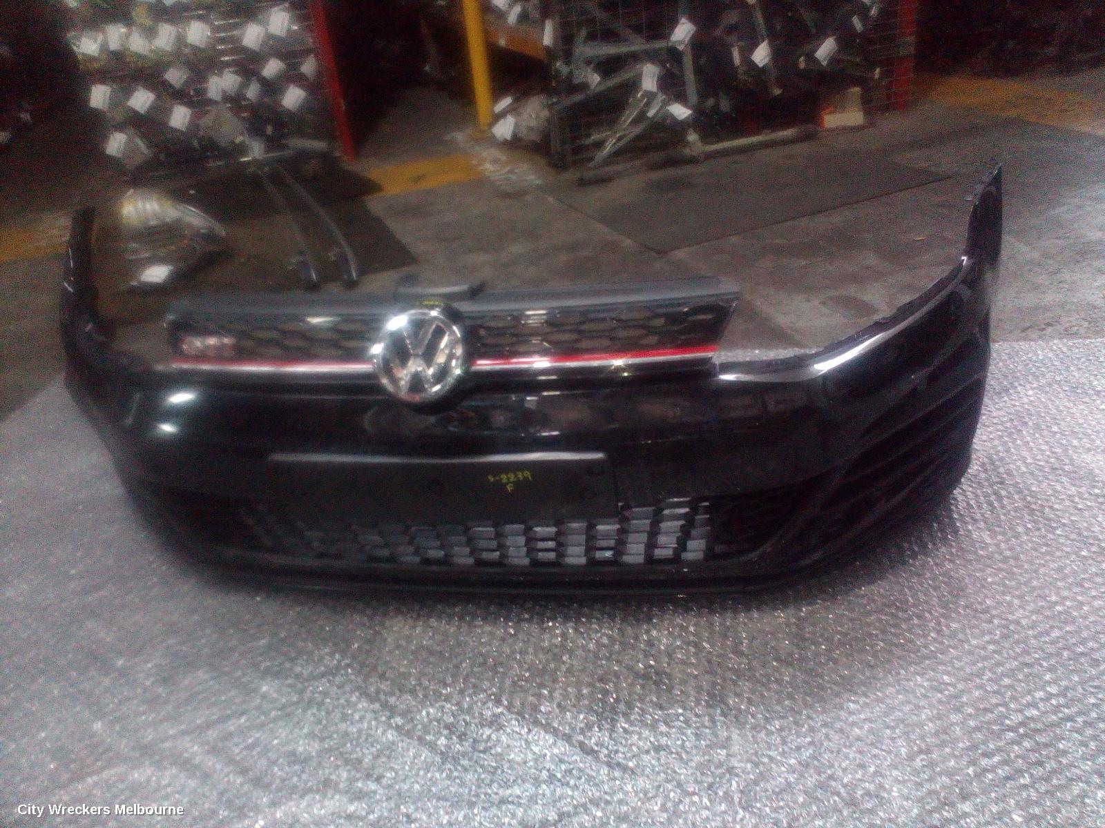 VOLKSWAGEN GOLF FRONT BUMPER, GEN 7, GTI/GTI PERFORMANCE, W/ PARK SENSOR TYPE, 03/2017 - 08/2020