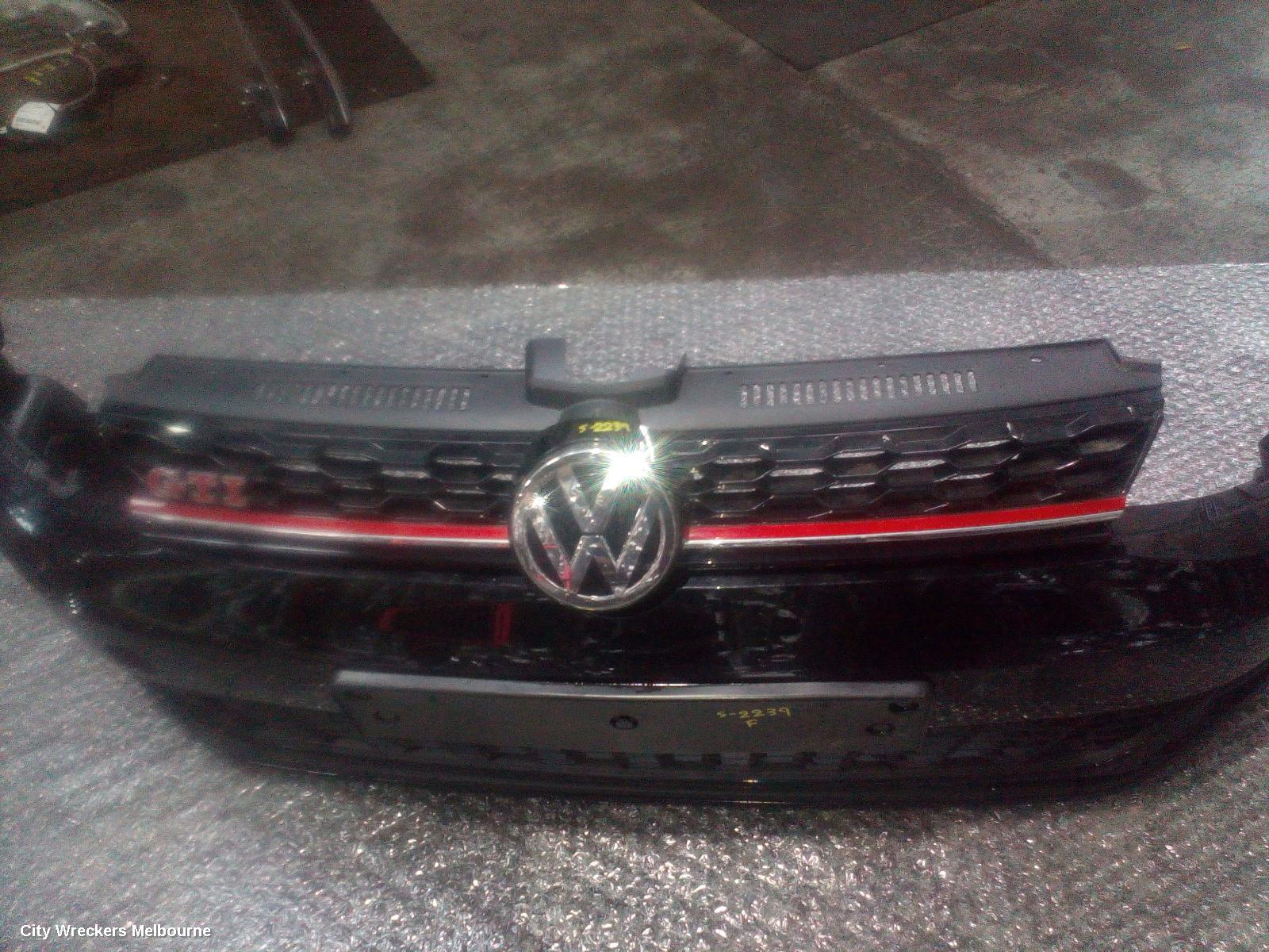 VOLKSWAGEN GOLF FRONT BUMPER, GEN 7, GTI/GTI PERFORMANCE, W/ PARK SENSOR TYPE, 03/2017 - 08/2020