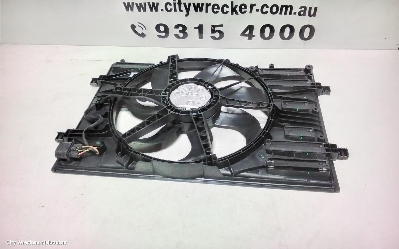 VOLKSWAGEN GOLF FAN, DUAL FAN ASSY, 2.0, PETROL, CHHA/CHHB/CJXB/CXDA/DJHB/CJXD/DLBA CODE, 320W/200W (BROSE), GEN 7, 01/2013 - 08/2020