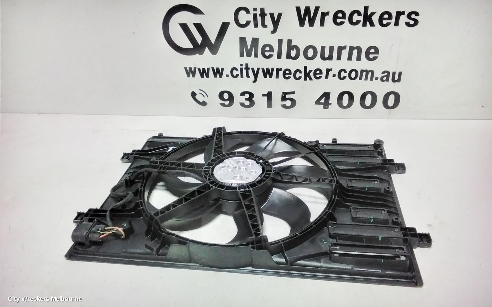 VOLKSWAGEN GOLF FAN, DUAL FAN ASSY, 2.0, PETROL, CHHA/CHHB/CJXB/CXDA/DJHB/CJXD/DLBA CODE, 320W/200W (BROSE), GEN 7, 01/2013 - 08/2020