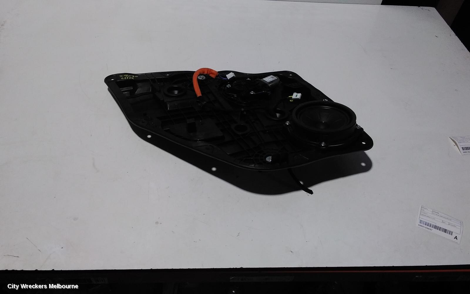 KIA STINGER LEFT REAR WND REG/MOTOR, CK, 06/2017 - 04/2023