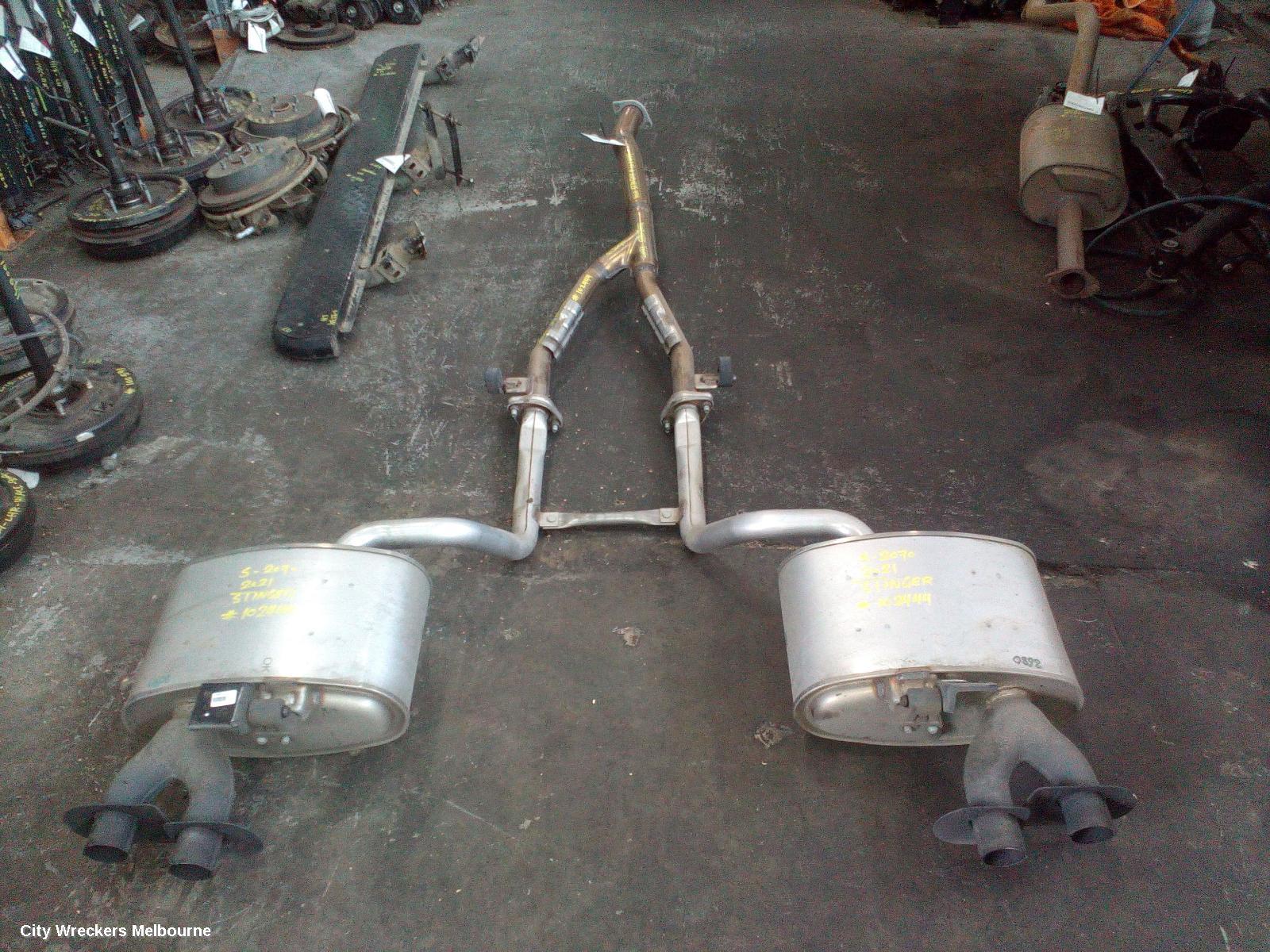 KIA STINGER EXHAUST SYSTEM, CK, 06/2017 - 04/2023