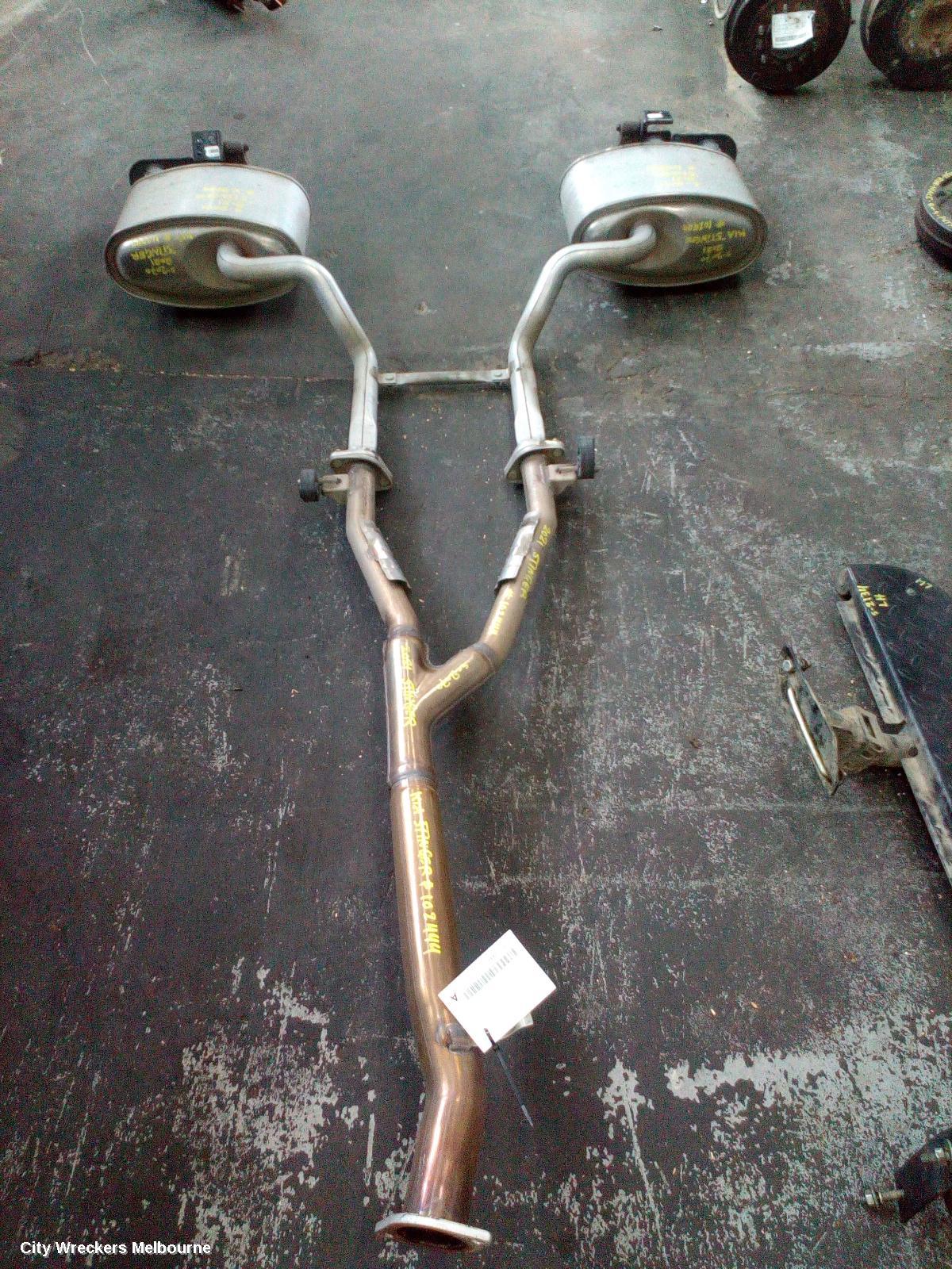 KIA STINGER EXHAUST SYSTEM, CK, 06/2017 - 04/2023