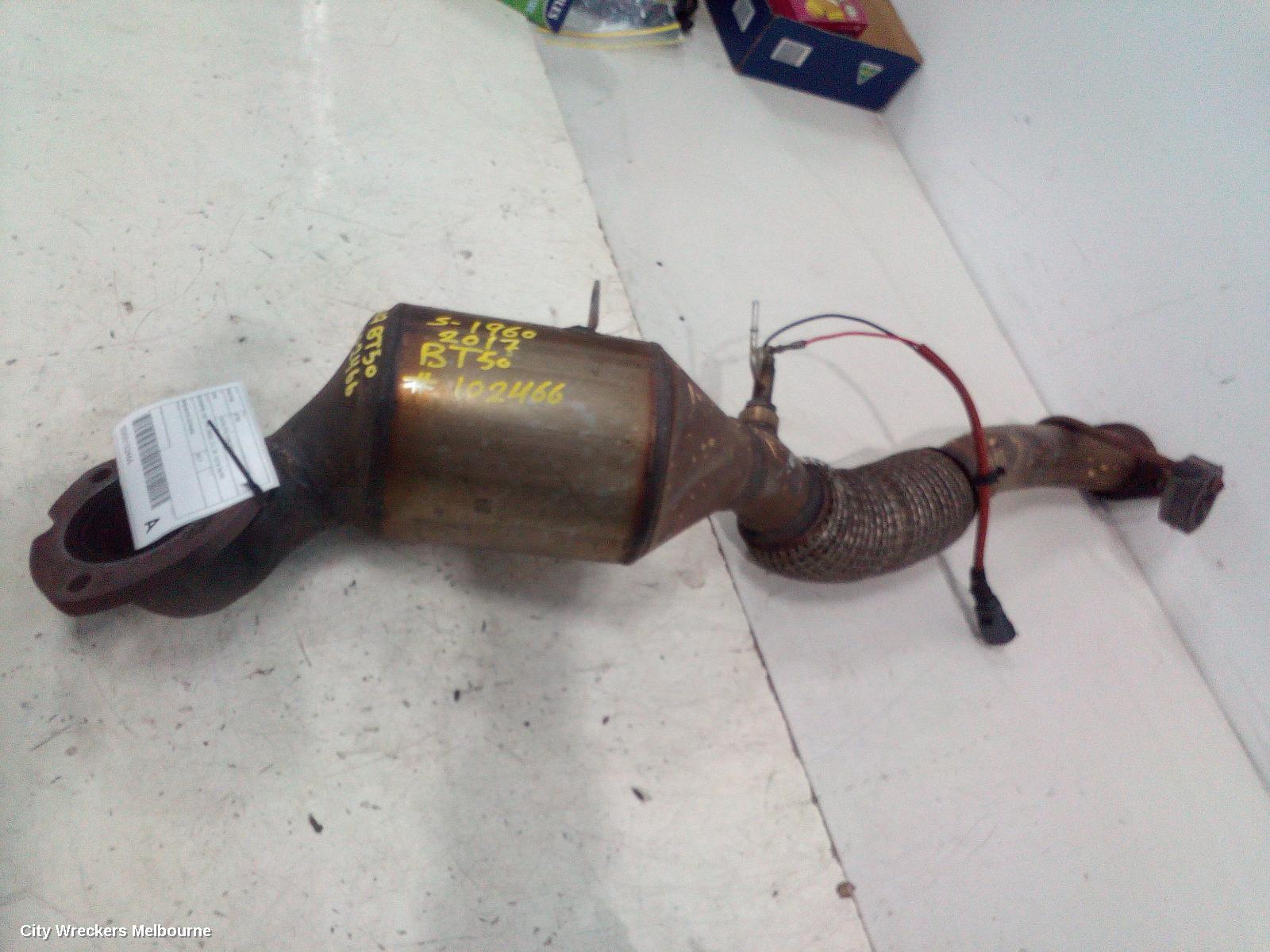 MAZDA BT50 CATALYTIC CONVERTER, DOWNPIPE-CAT TYPE, 2.2, DIESEL, UR, 10/2016 - 06/2020