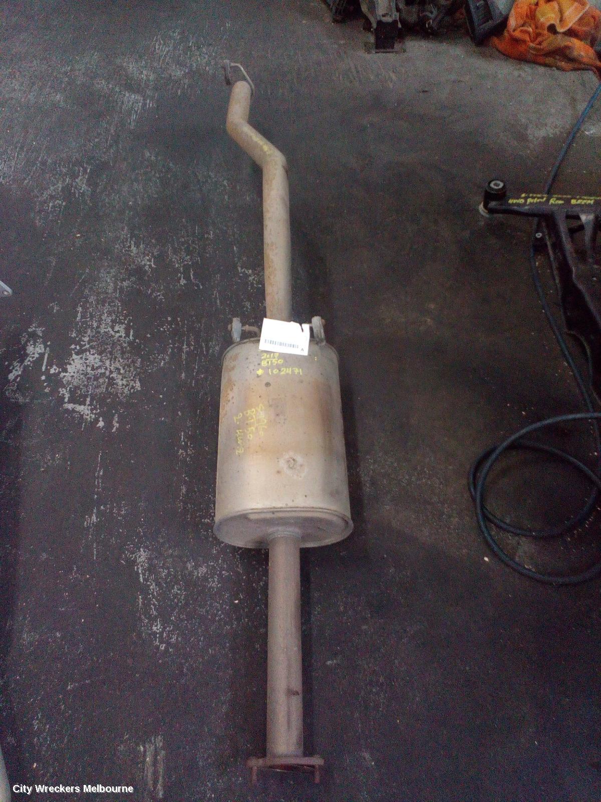 MAZDA BT50 EXHAUST SYSTEM, 11/2011 - 06/2020