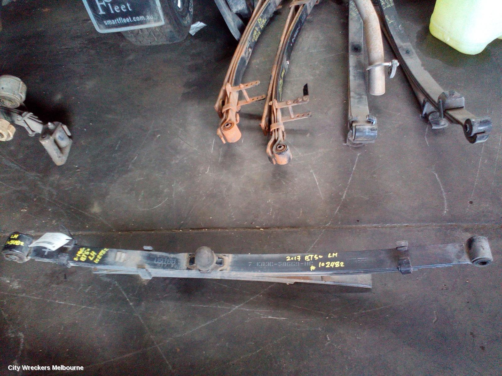 MAZDA BT50 REAR LEAF SPRING, UP-UR, LH SIDE, STANDARD HEIGHT, 10/2011 - 06/2020