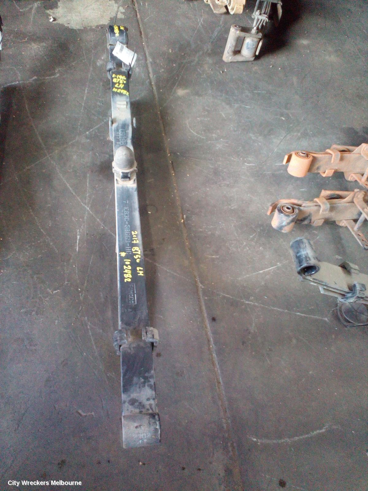 MAZDA BT50 REAR LEAF SPRING, UP-UR, LH SIDE, STANDARD HEIGHT, 10/2011 - 06/2020