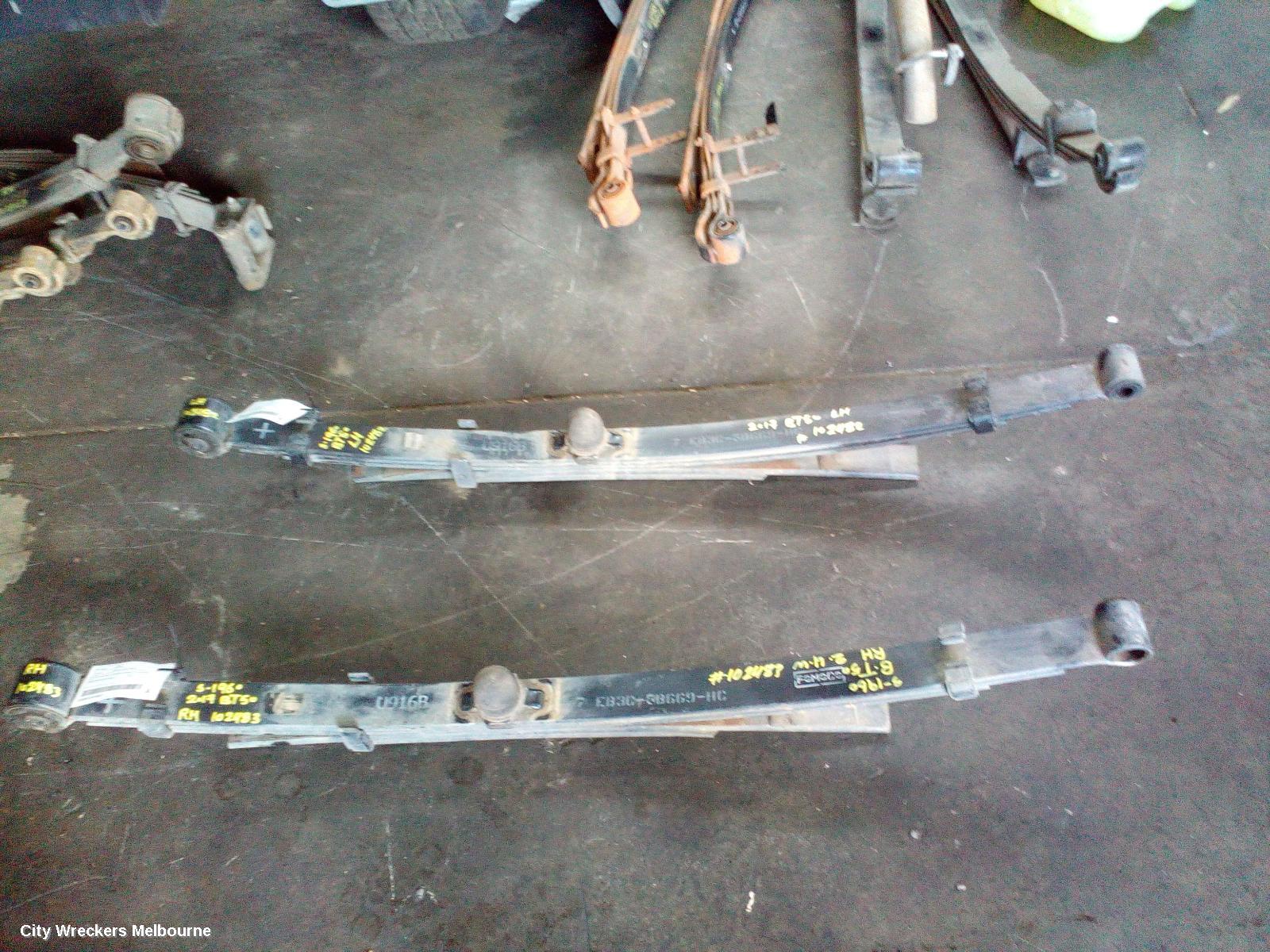 MAZDA BT50 REAR LEAF SPRING, UP-UR, LH SIDE, STANDARD HEIGHT, 10/2011 - 06/2020