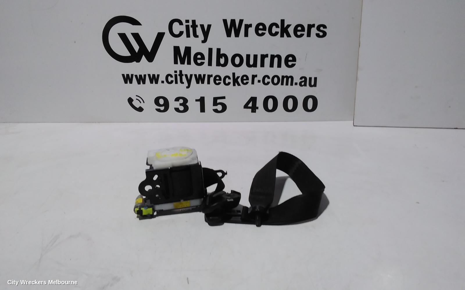 MAZDA BT50 SEATBELT/STALK, LH FRONT, SEAT BELT ONLY, SINGLE CAB, UP-UR, BENCH SEAT TYPE, 10/2011 - 06/2020