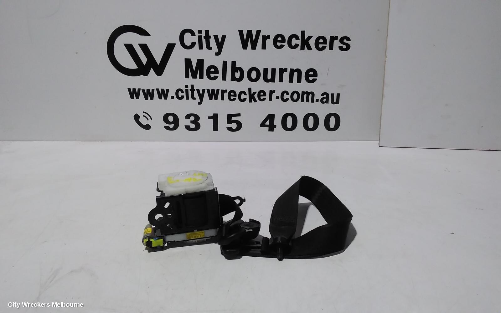 MAZDA BT50 SEATBELT/STALK, LH FRONT, SEAT BELT ONLY, SINGLE CAB, UP-UR, BENCH SEAT TYPE, 10/2011 - 06/2020