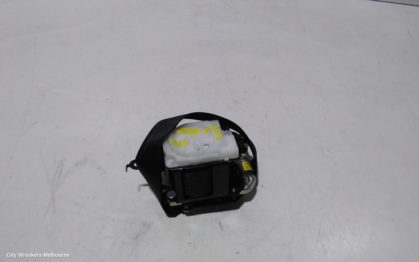 MAZDA BT50 SEATBELT/STALK, LH FRONT, SEAT BELT ONLY, SINGLE CAB, UP-UR, BENCH SEAT TYPE, 10/2011 - 06/2020