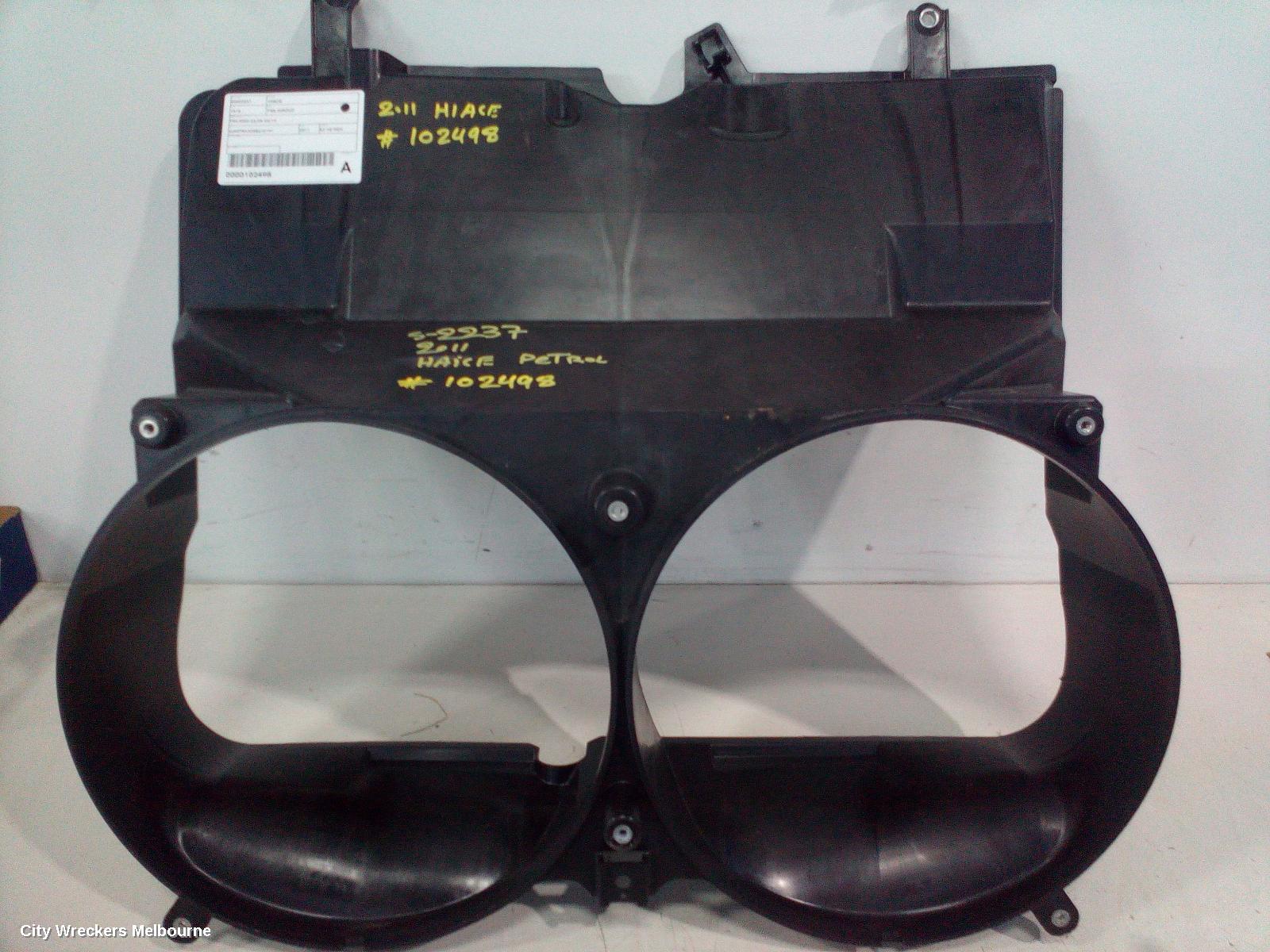 TOYOTA HIACE FAN SHROUD, TRH/KDH 03/2005 - 04/2019
