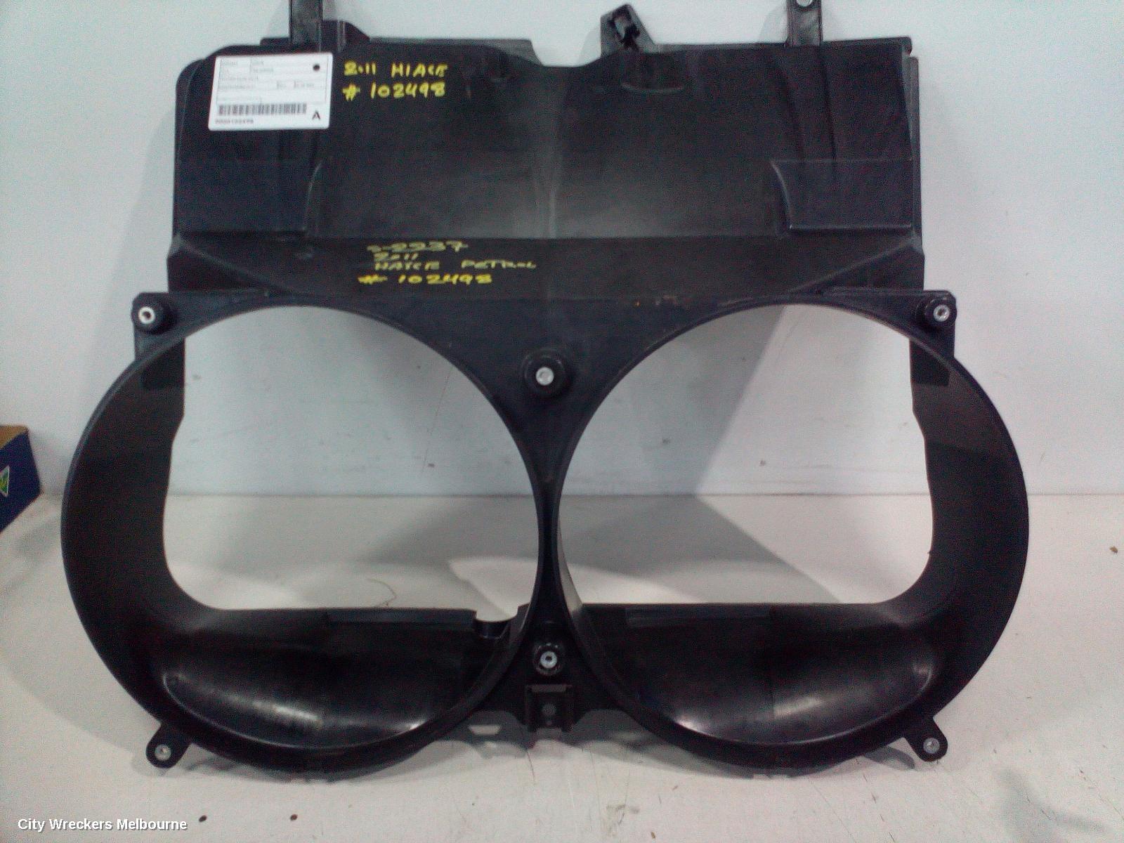 TOYOTA HIACE FAN SHROUD, TRH/KDH 03/2005 - 04/2019
