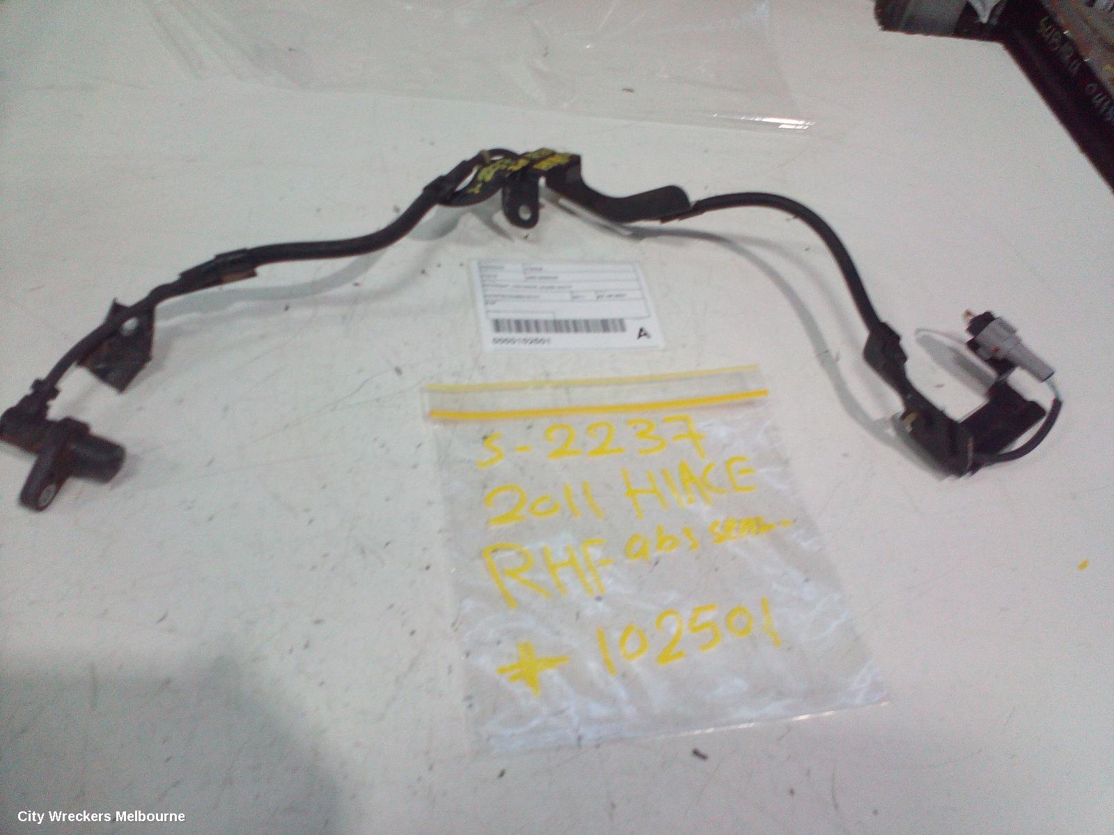 TOYOTA HIACE ABS SENSOR, RH FRONT, W/ LOOM TYPE, TRH/KDH, 03/2005 - 04/2019