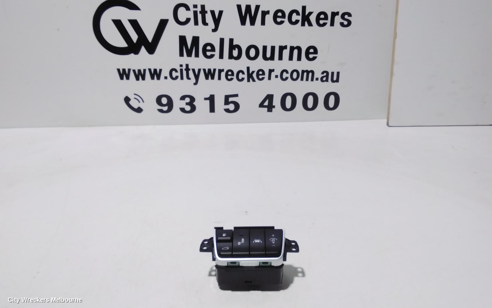 KIA STINGER, CK, 06/2017 - 04/2023, 93700J5830 KIA STINGER SWITCH CONTROL PANEL RADAR LANE BOOT FUEL CONTROL SWITCH 2017-2022: 102520
