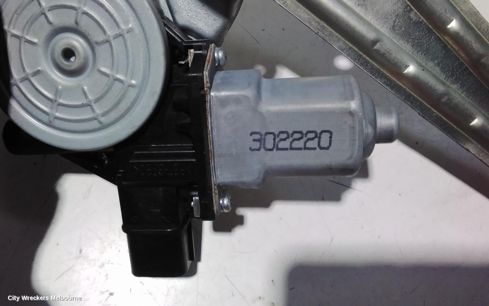 MITSUBISHI LANCER RIGHT REAR WND REG/MOTOR, CJ, SEDAN/HATCH, 02/2011 - 10/2015