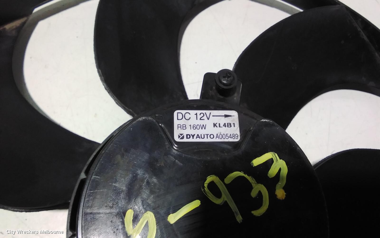 HYUNDAI ACCENT FAN, RADIATOR FAN, RB, 07/2011 - 12/2019