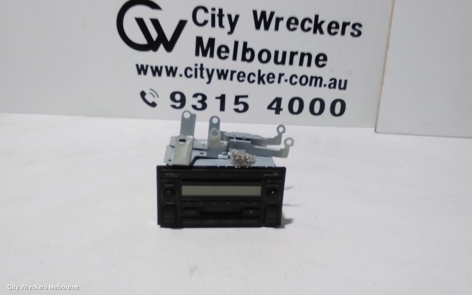TOYOTA KLUGER RADIO/CD/DVD/SAT/TV, RADIO/TAPE/CD, MCU28R, CV,01/2001 - 04/2007