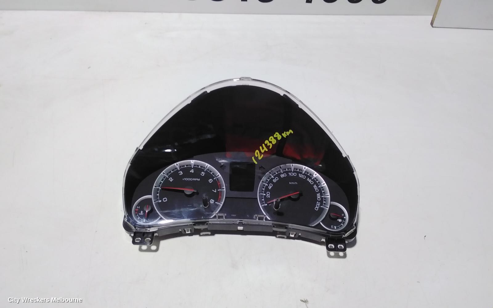 SUZUKI SWIFT INSTRUMENT CLUSTER, STANDARD TYPE, FZ, 08/2010 - 03/2017