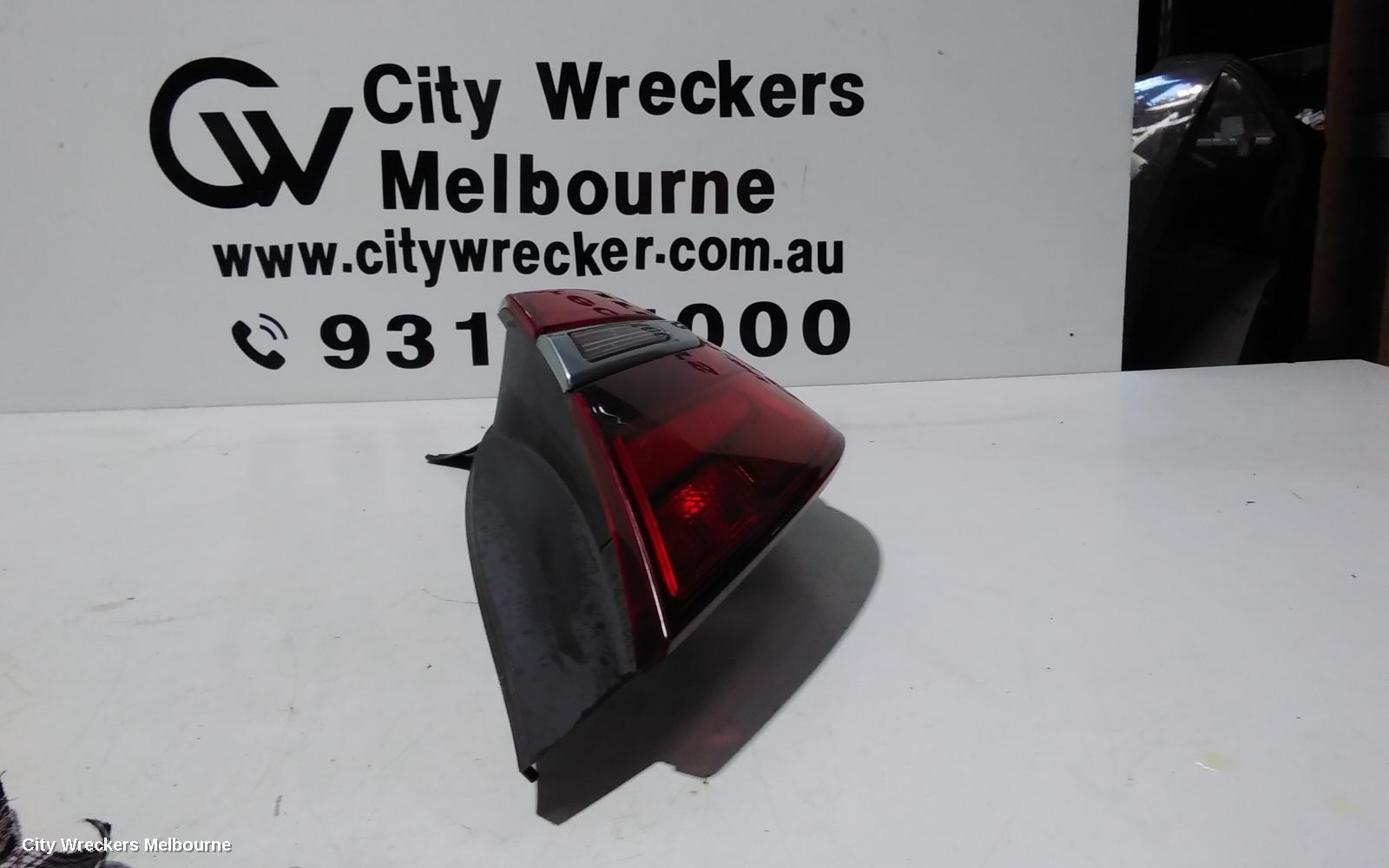 HOLDEN INSIGNIA RIGHT TAILLIGHT, GA, 06/2015 - 01/2017